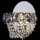 Бра Астра ажур под бронзу фиолетовая в Самаре