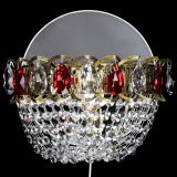 Бра Астра ажур под бронзу красная в Самаре