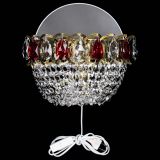 Бра Астра ажур под бронзу красная в Самаре