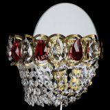 Бра Астра ажур под бронзу красная в Самаре