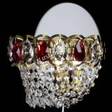 Бра Астра ажур под бронзу красная в Самаре