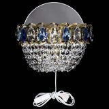 Бра Астра ажур под бронзу синяя в Самаре