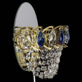 Бра Астра ажур под бронзу синяя в Самаре