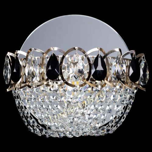 Бра Астра ажур черная в Самаре Гусь Хрустальный