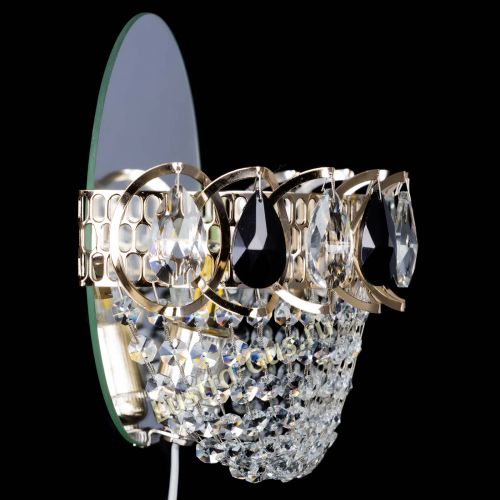 Бра Астра ажур черная в Самаре Гусь Хрустальный