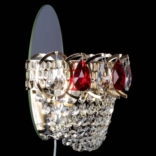 Бра Астра ажур красная в Самаре Гусь Хрустальный