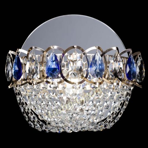 Бра Астра ажур синяя в Самаре Гусь Хрустальный