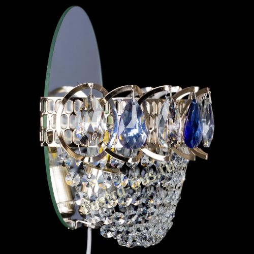 Бра Астра ажур синяя в Самаре Гусь Хрустальный