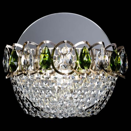 Бра Астра ажур зеленая в Самаре Гусь Хрустальный