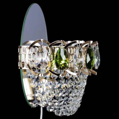 Бра Астра ажур зеленая в Самаре Гусь Хрустальный