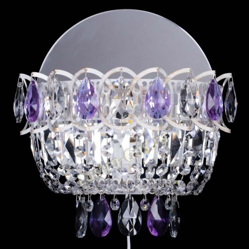 Бра Астра Фиолетовая белая в Самаре Гусь Хрустальный