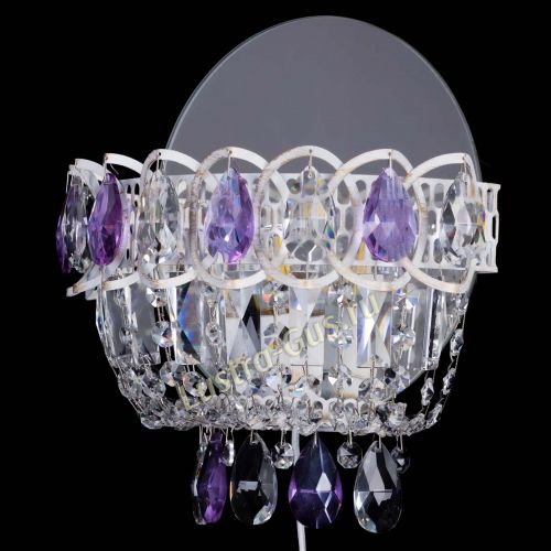 Бра Астра Фиолетовая белая в Самаре Гусь Хрустальный