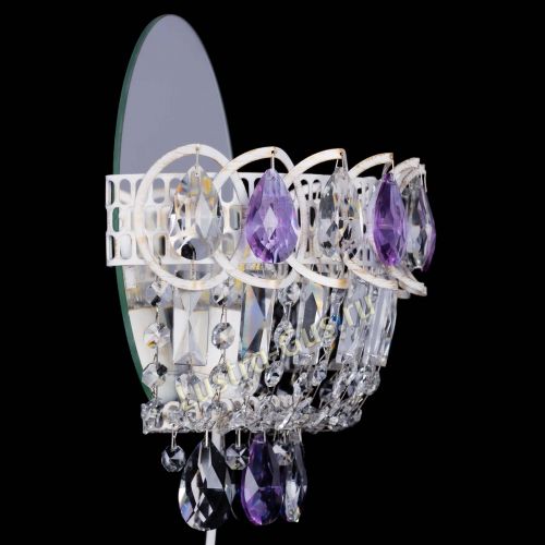 Бра Астра Фиолетовая белая в Самаре Гусь Хрустальный