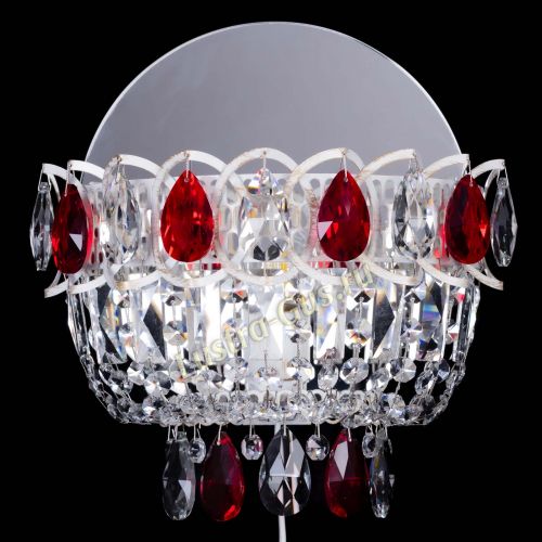 Бра Астра Красная белая  в Самаре Гусь Хрустальный