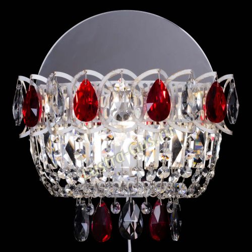 Бра Астра Красная белая  в Самаре Гусь Хрустальный