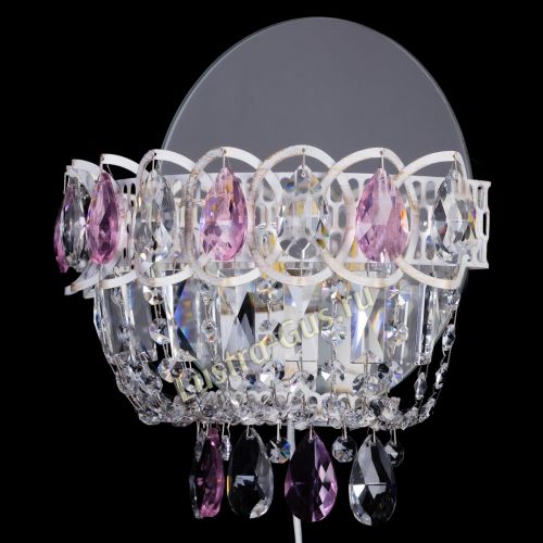 Бра Астра Розовая белая в Самаре Гусь Хрустальный