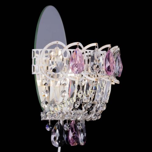 Бра Астра Розовая белая в Самаре Гусь Хрустальный