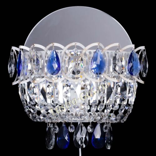 Бра Астра Синяя белая в Самаре Гусь Хрустальный