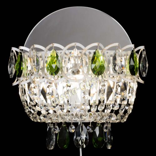 Бра Астра Зеленая белая в Самаре Гусь Хрустальный