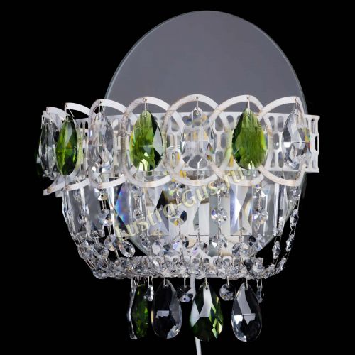 Бра Астра Зеленая белая в Самаре Гусь Хрустальный