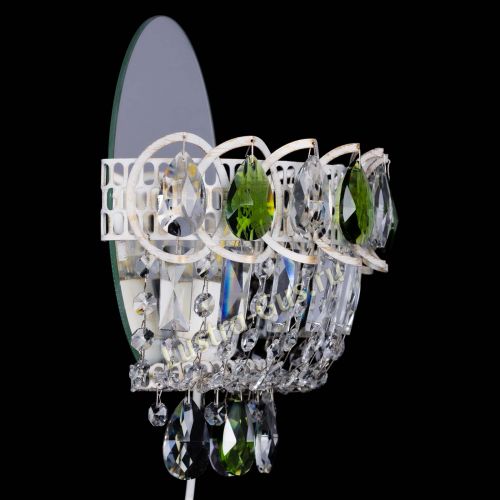 Бра Астра Зеленая белая в Самаре Гусь Хрустальный