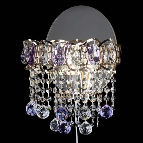 Бра Астра Капель шар 30 Фиолетовая в Самаре Гусь Хрустальный