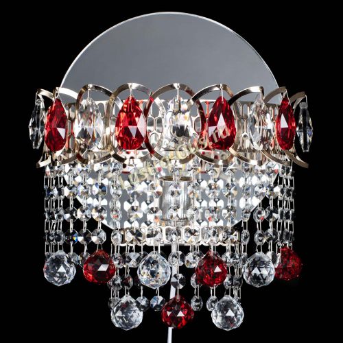 Бра Астра Капель шар 30 Красная в Самаре Гусь Хрустальный