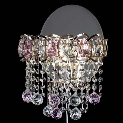 Бра Астра Капель шар 30 Розовая в Самаре Гусь Хрустальный