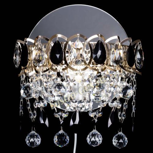 Бра Астра Паутинка черная в Самаре Гусь Хрустальный