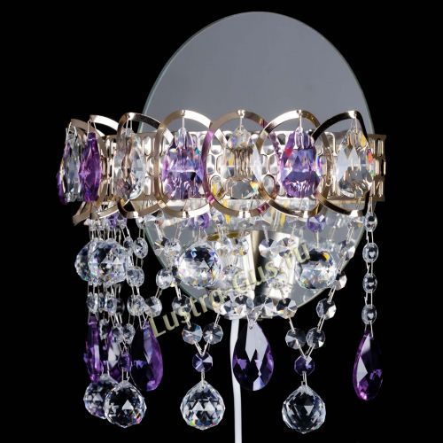 Бра Астра Паутинка фиолетовая в Самаре Гусь Хрустальный