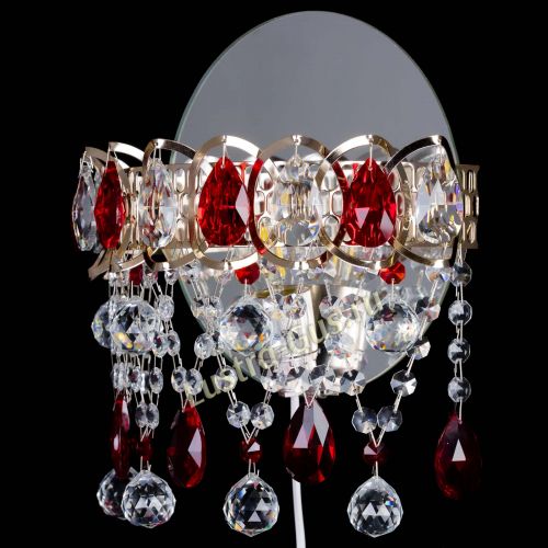 Бра Астра Паутинка красная в Самаре Гусь Хрустальный