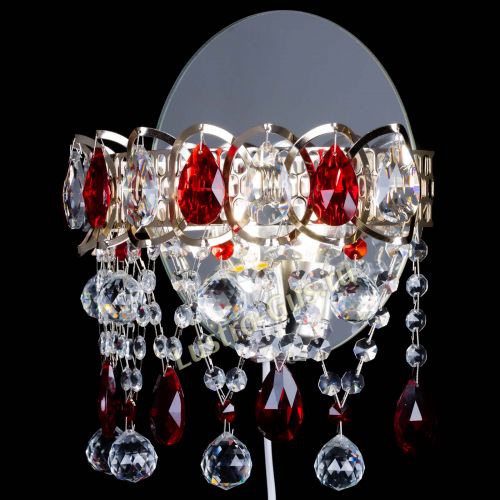 Бра Астра Паутинка красная в Самаре Гусь Хрустальный