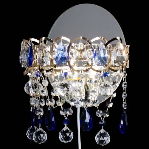 Бра Астра Паутинка синяя в Самаре Гусь Хрустальный