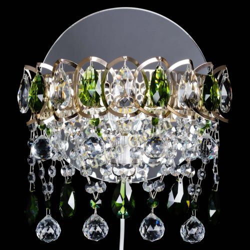 Бра Астра Паутинка зеленая в Самаре Гусь Хрустальный