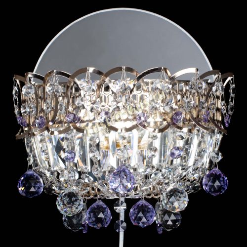 Бра Астра пластинка шар Фиолетовая в Самаре Гусь Хрустальный