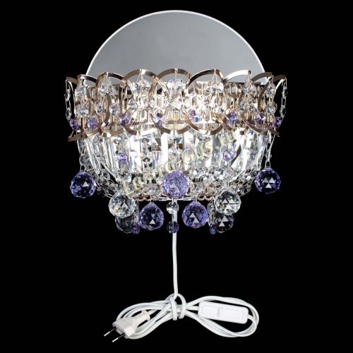 Бра Астра пластинка шар Фиолетовая в Самаре Гусь Хрустальный