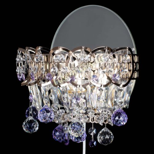 Бра Астра пластинка шар Фиолетовая в Самаре Гусь Хрустальный