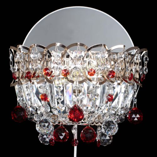 Бра Астра пластинка шар Красная в Самаре Гусь Хрустальный