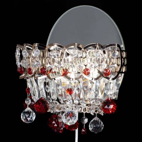 Бра Астра пластинка шар Красная в Самаре Гусь Хрустальный