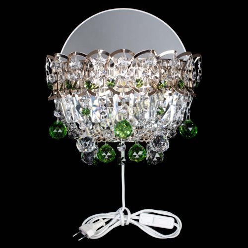 Бра Астра пластинка шар Зеленая в Самаре Гусь Хрустальный