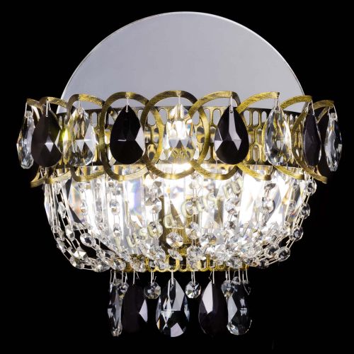 Бра Астра Черная под бронзу в Самаре Гусь Хрустальный