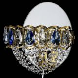 Бра Астра Сетка под бронзу Синяя в Самаре