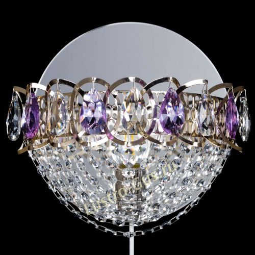 Бра Астра Сетка фиолетовая в Самаре Гусь Хрустальный