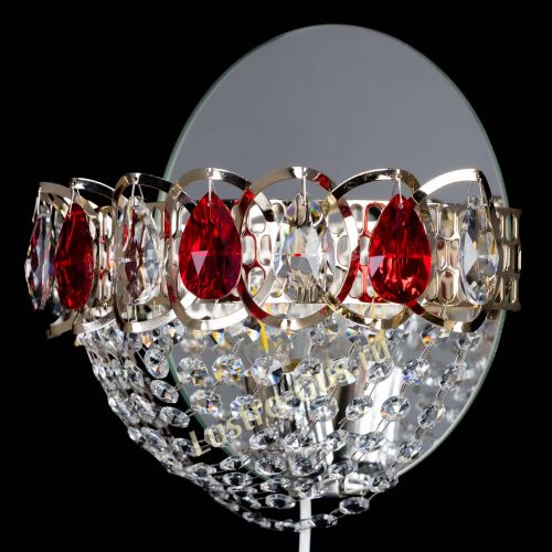 Бра Астра Сетка красная в Самаре Гусь Хрустальный