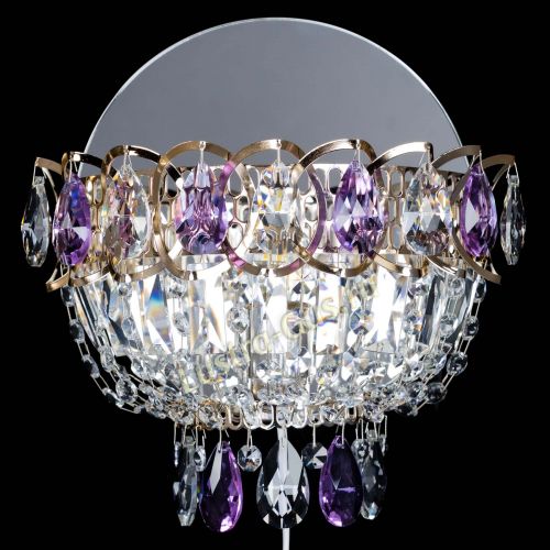 Бра Астра фиолетовая в Самаре Гусь Хрустальный