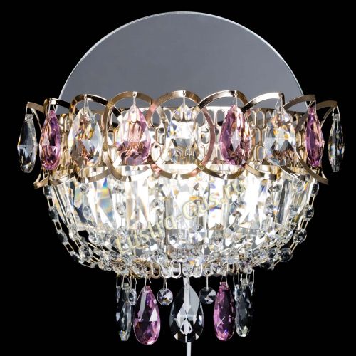 Бра Астра розовая в Самаре Гусь Хрустальный