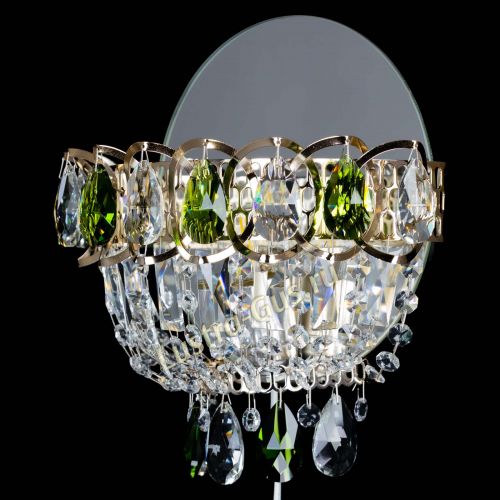 Бра Астра зеленая в Самаре Гусь Хрустальный