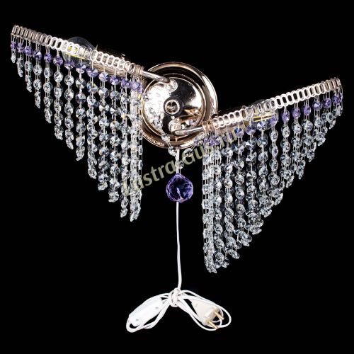 Бра Бутоны №2 фиолетовая в Самаре Гусь Хрустальный