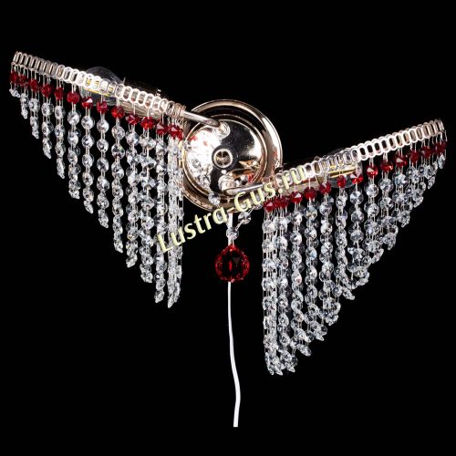 Бра Бутоны №2 красная в Самаре Гусь Хрустальный