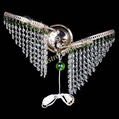 Бра Бутоны №2 зеленая в Самаре Гусь Хрустальный